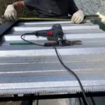 colocacion cubierta chapa marquesina metalica herreria comercial