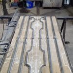 porton hierro forjado a medida proceso fabricacion taller